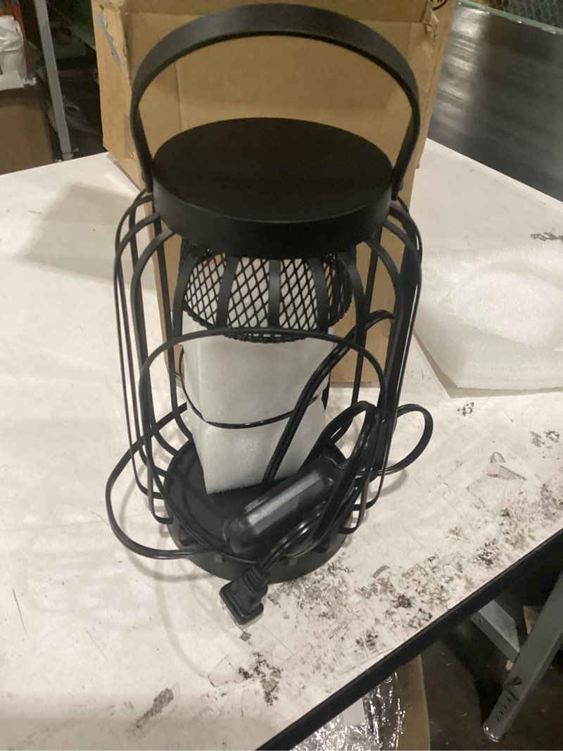 Condition photo showing Good Condition for candle warmer lamp with timer & dimmable function - vintage hanging candle wax warmer lantern for 3-wick/large jar candles lamp for home farmhouse decor, gift for her women, mom