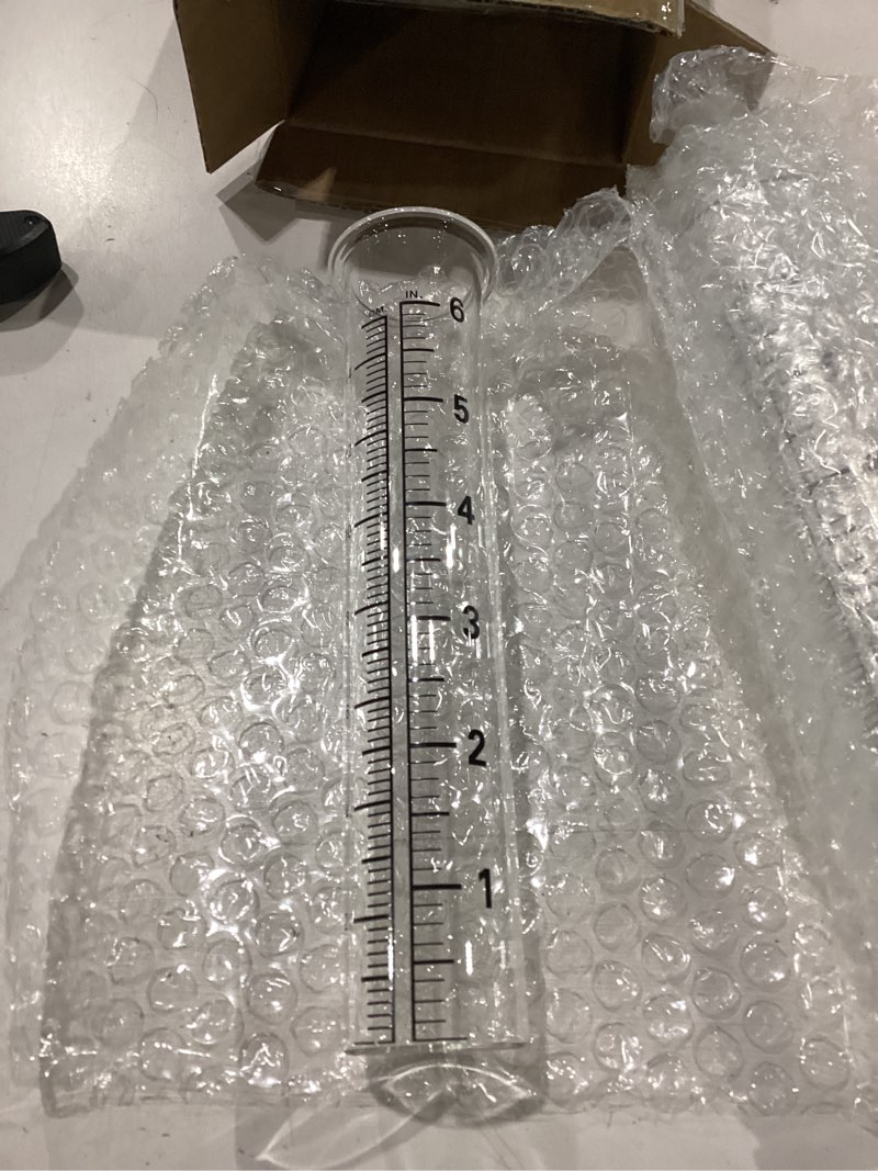 Condition photo showing New/Like New for BIUWING 6 inch Rain Gauge Replacement Tube Glass for Yard Garden and Outdoor Home, with Tube Brush, Best Rated,2 Packs 2Pcs glass replacement tube