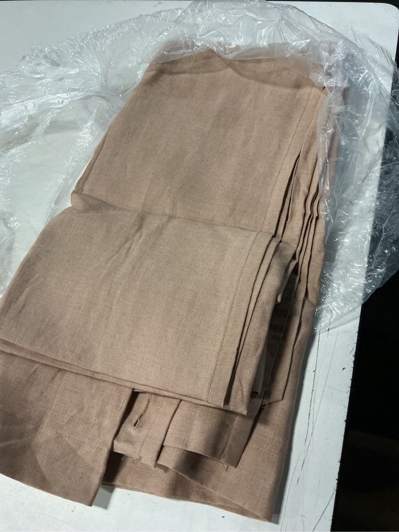 Condition photo showing Good Condition for european linen shower curtain, one size, desert sunset
