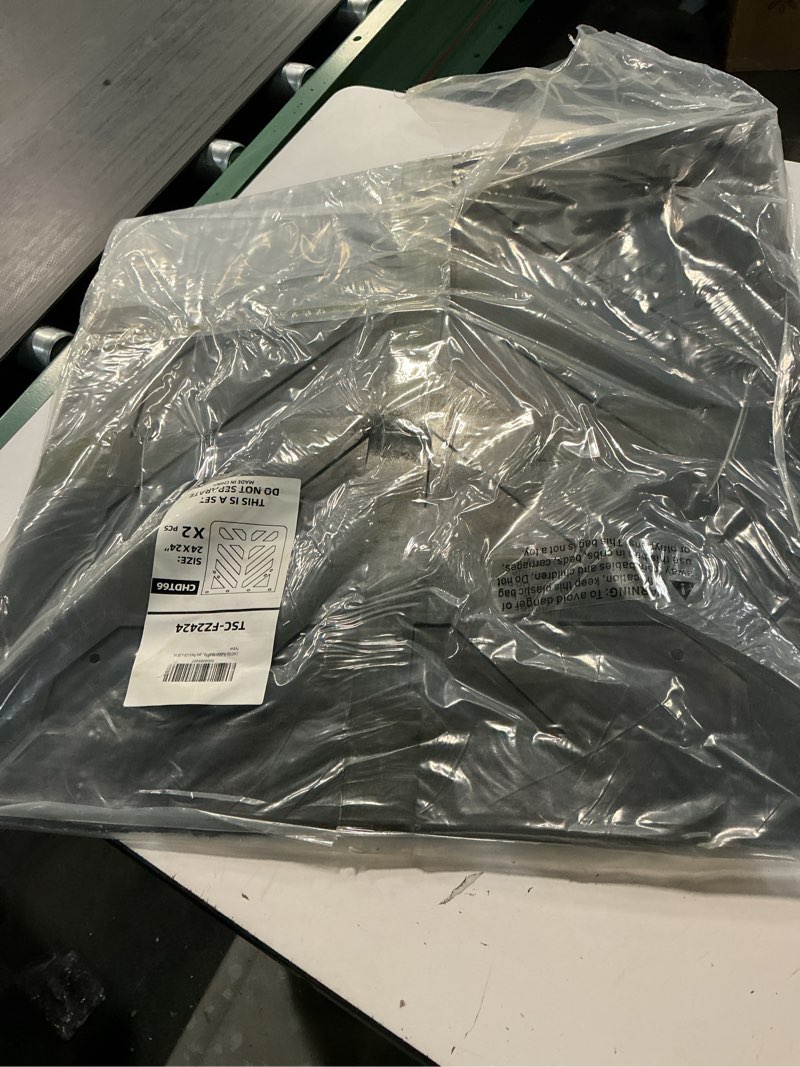 Condition photo showing Good Condition for rubber mud flaps for semi trucks, 24 x 24 inch mud flaps, thickness: 1/4 inch, 2 pcs two pack (24 x 24 inch)