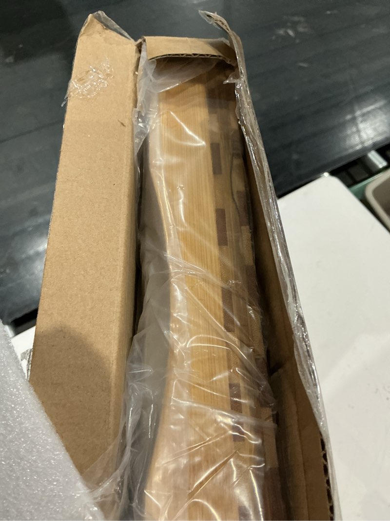 Condition photo showing Good Condition for bamboo stovetop cover&countertop cutting board with adjustable legs, dual-purpose chopping board for electric stove burner, workspace block cover for rv camping camper gas