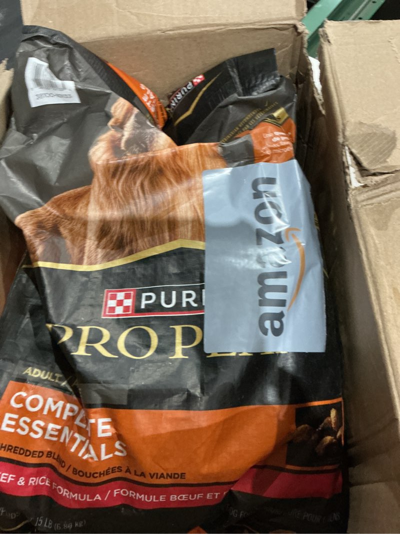 Condition photo showing Good Condition for purina pro plan complete essentials shredded blend beef and rice dog food dry formula with probiotics for dogs - 15 lb. bag beef & rice 15 ounce (pack of 1)