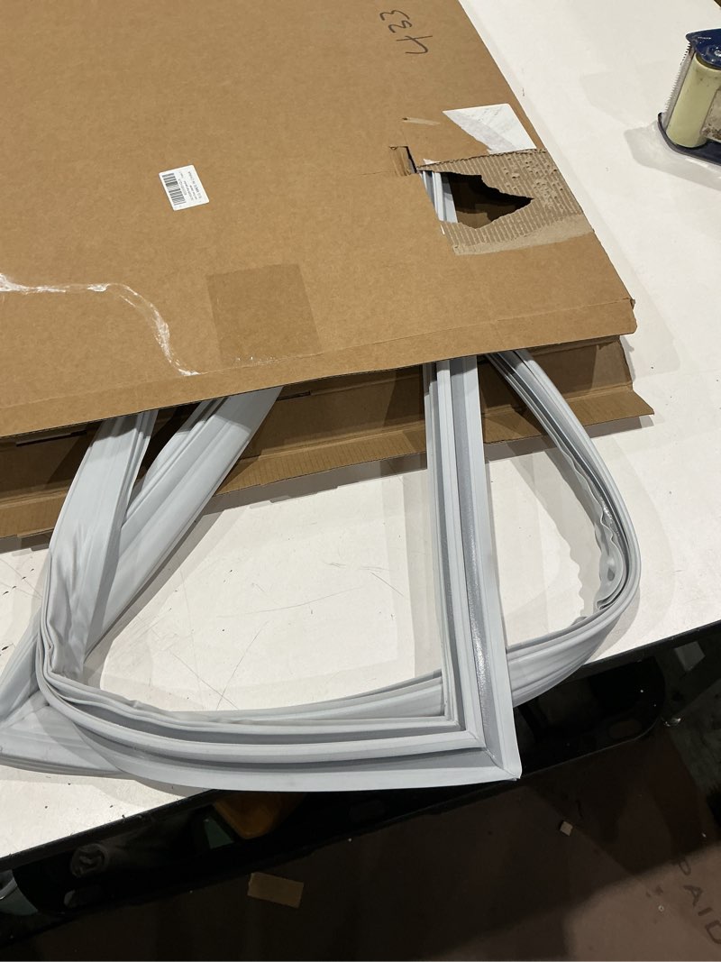 Condition photo showing Good Condition for 242193206 refrigerator door gasket for frigidaire kenmore crosley westinghouse, 41.62''x 28.5'' replaces ap5806733, ps9493819, refrigerator door seal replacement parts fresh food door gasket