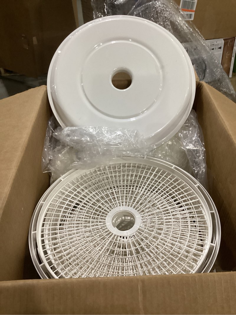 Condition photo showing As Is for similar to, not tested**** nesco fd-1040 gardenmaster digital pro food dehydrator, for beef jerky, fruit, herbs, and snacks, 4 trays, white