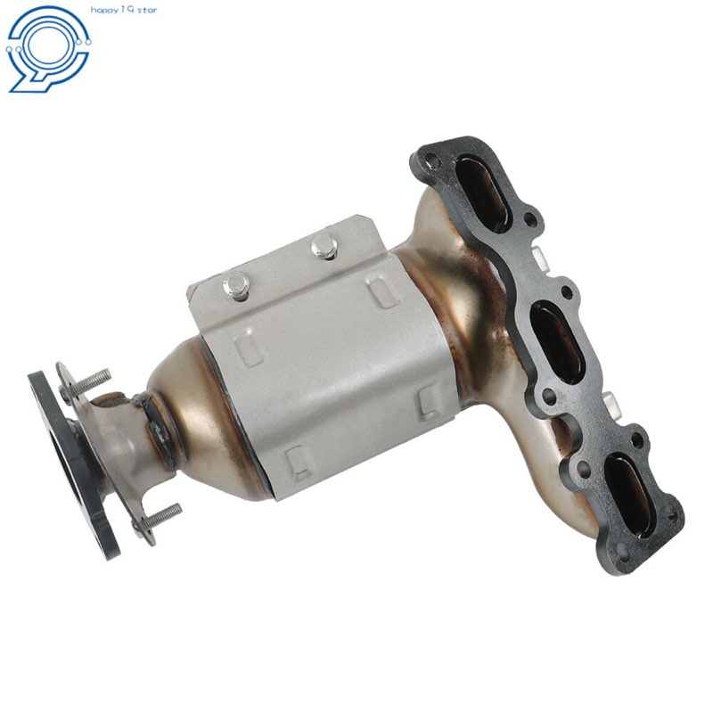 exhaust manifold w/ integrated catalytic converter for ford explorer taurus flex