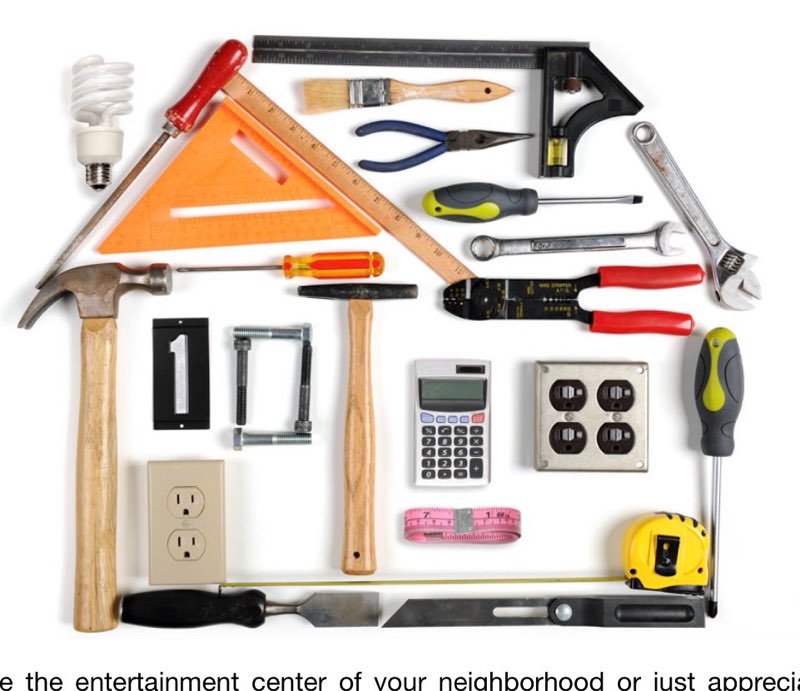 assorted home improvement items 