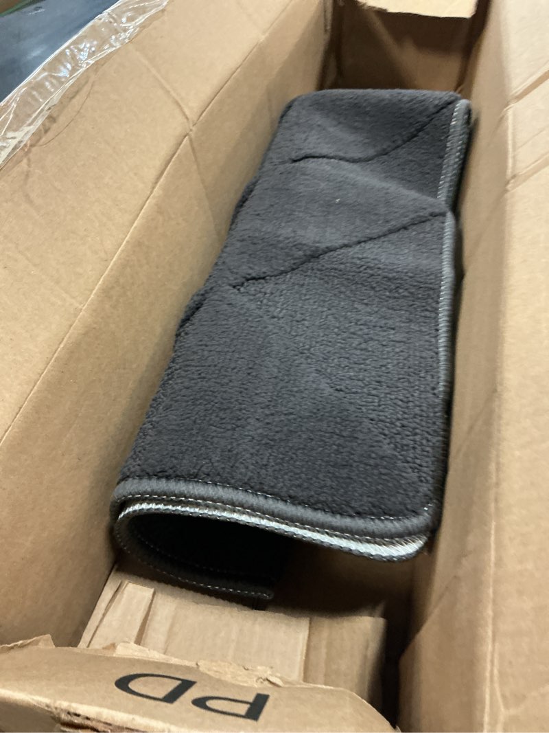 Condition photo showing Good Condition for similar olanly front door mat indoor outdoor entrance, waterproof all-season, all-weather doormat, sturdy natural rubber, fade resistant, low profile, easy clean patio porch entryway mat, 35x23, light grey light grey classic border rectangular 35\" x 23\"