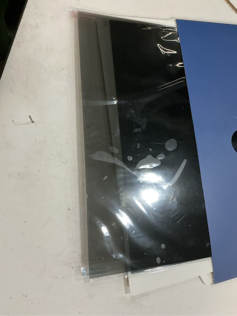 Condition photo showing Good Condition for [2-Pack] 24 Inch Computer Privacy Screen Filter for 16:9 Widescreen Monitor, Removable Eye Protection Anti Glare Blue Light Filter Privacy Shield, Anti Spy Screen Protector Film 24 in [2 PACK] 24'' Privacy Screen (16:9)