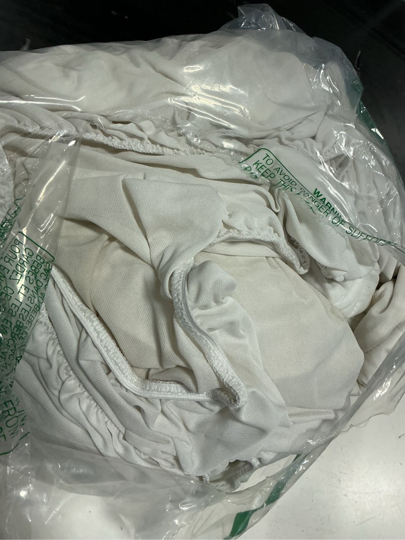 Condition photo showing As Is for utopia bedding mattress protector zippered california king size, 100% waterproof bed bug and dust mite proof mattress encasement, absorbent 6 sided mattress cover california king 1