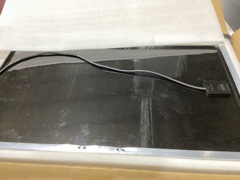 Condition photo showing As Is for 20000w large solar street lights outdoor waterproof, ip66 7000k 320° wide angle heavy duty 40000mah dusk to dawn solar lights for commercial/parking lot/yard, luces solares para exteriores 20000w 1-pack (new arrival)