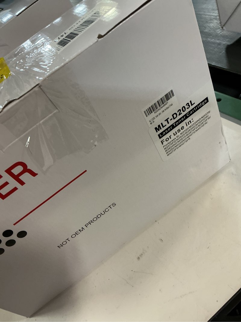 Condition photo showing As Is for MLT-D203L D203L High Yield Black Toner Cartridge Replacement for Samsung MLT-D203L 203L Toner to use with ProXpress M3320ND M3820DW M4020ND M3870FW M4070FR M4072 Printer Toner (1 Pack)