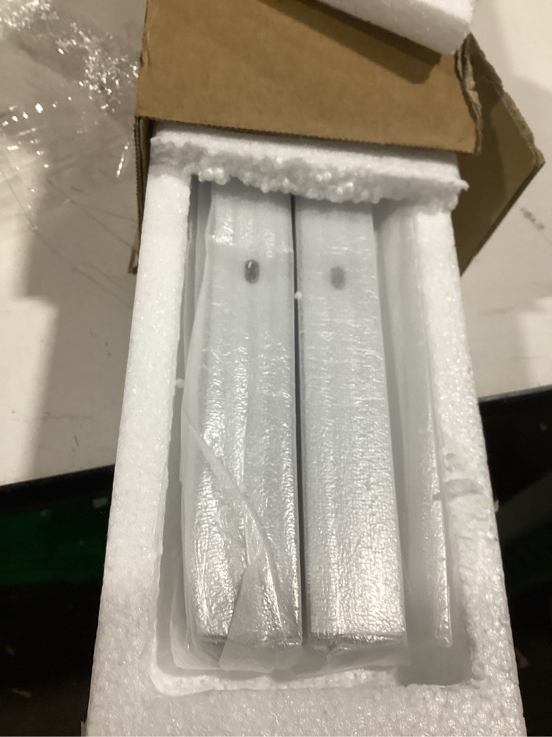 Condition photo showing Good Condition for Curtain Track, Ceiling Curtain Track for Room Divider, Ceiling Mount Rail Set with Roller Hooks, White, 3ft - 6ft white 3ft - 6ft