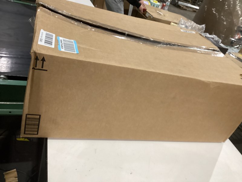 Condition photo showing Good Condition for Rubbermaid Large Hip-Hugger Laundry Basket/Hamper, 1.5-Bushel, White, Stackable Storage Bin/Organize