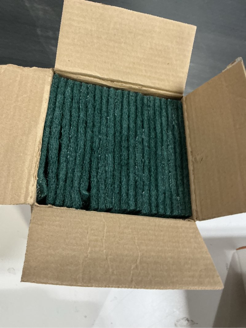 Condition photo showing Good Condition for Scotch-Brite Scrubbing Pads 6  Width x 9  Depth - 20/Pack - Synthetic - Green