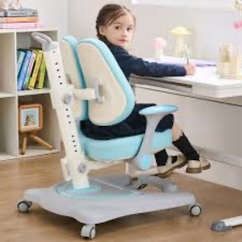 eriya kids desk chair,ergonomic chair: height-adjustable, double back support – multifunctional for 