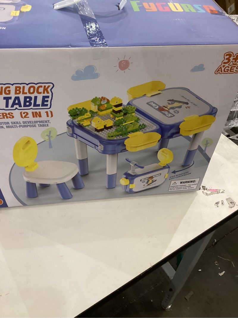 Kids 2 in 1 study table and scooter