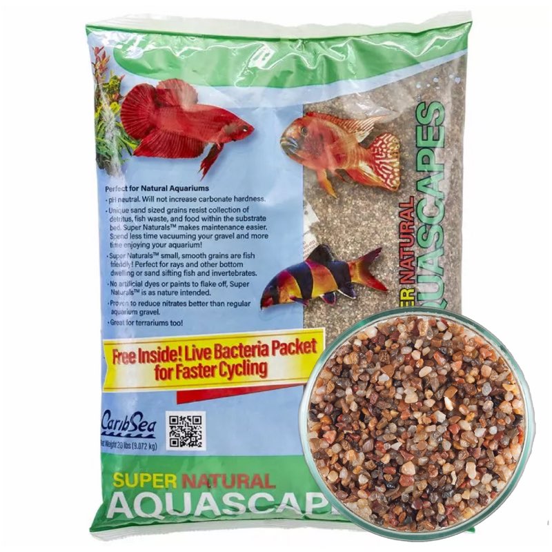 caribsea super naturals aquarium sand, 50-pound, peace river peace river 50lb (pack of 1)