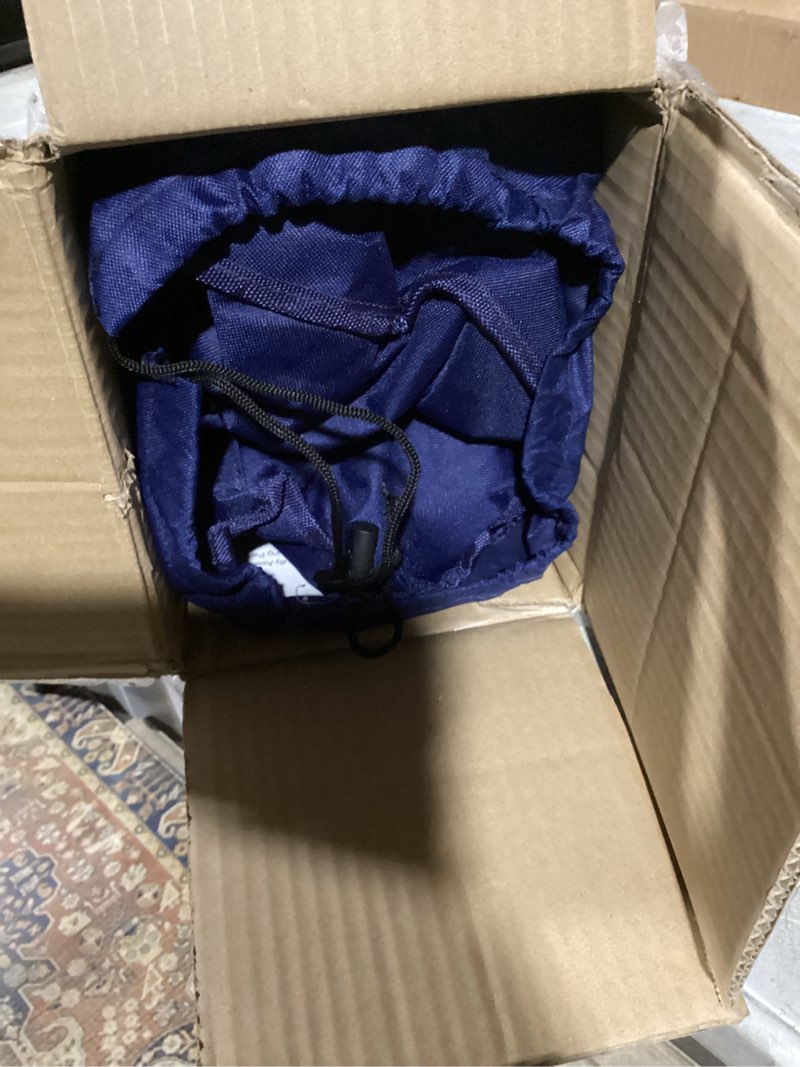 Condition photo showing Good Condition for LET'S CAMP Oversized Camping Chairs 29.52" High Back Heavy Duty Lawn Chair Support 500LBS, Portable Collapsible Chair with Cup Holder, Side Pocket(Blue) Single Pack Navy