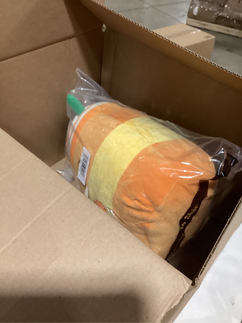 Condition photo showing Good Condition for Squishmallows Original 14-Inch Delindy Orange Pumpkin Spice Latte - Large Ultrasoft Official Jazwares Plush