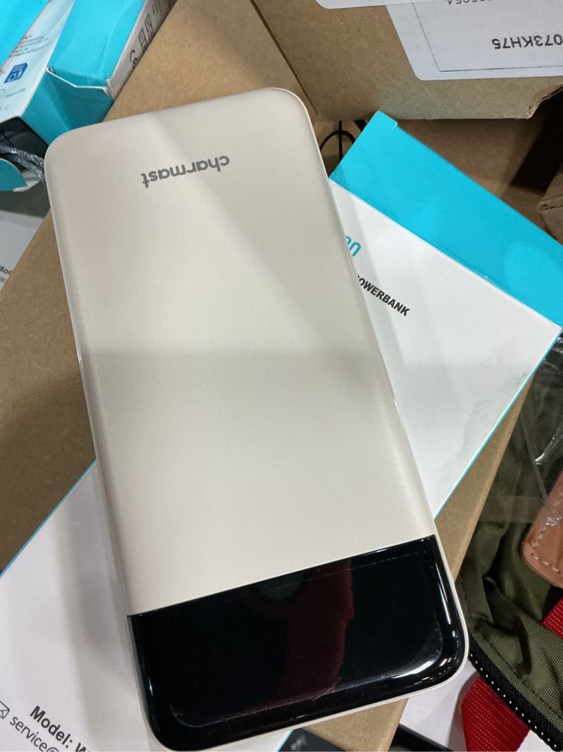 Condition photo showing New/Like New for portable charger with built in cables, portable charger with cords wires slim 10000mah travel battery pack 6 outputs 3 inputs 3a fast charging power bank for samsung google pixel lg moto iphone ipad mgreen