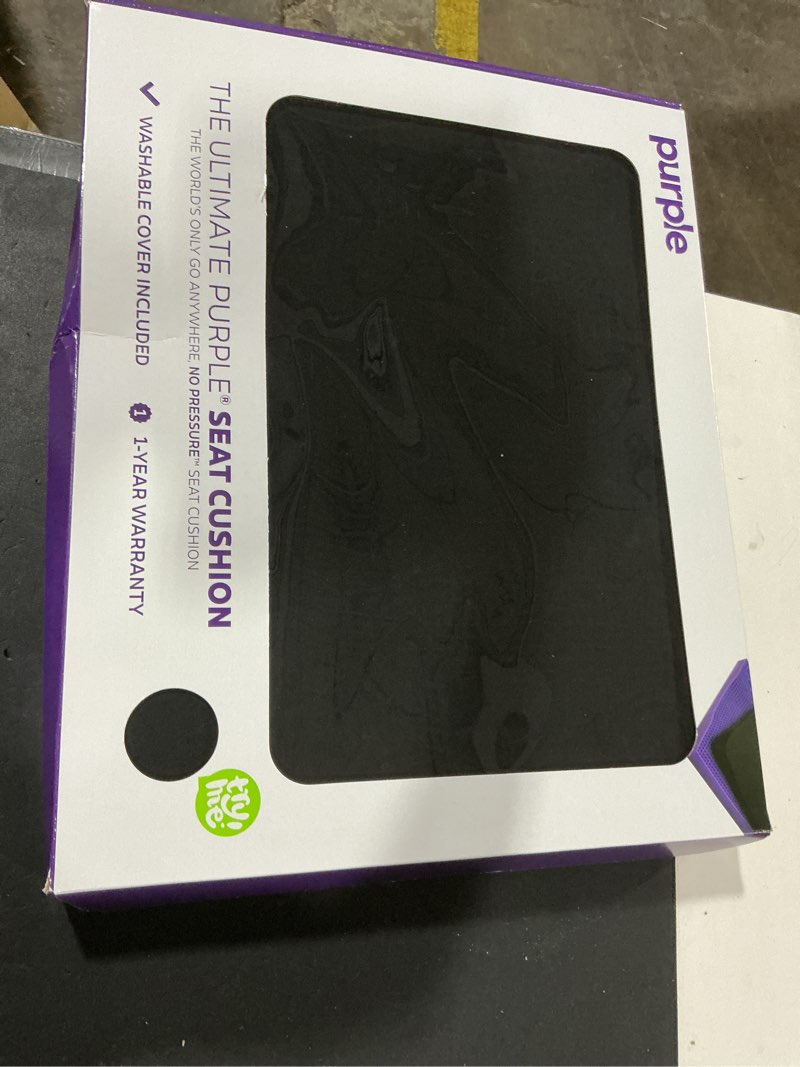 Condition photo showing Good Condition for Purple Ultimate Seat Cushion | Pressure Reducing Grid Designed for Ultimate Comfort | Designed for Gaming | Made in the USA