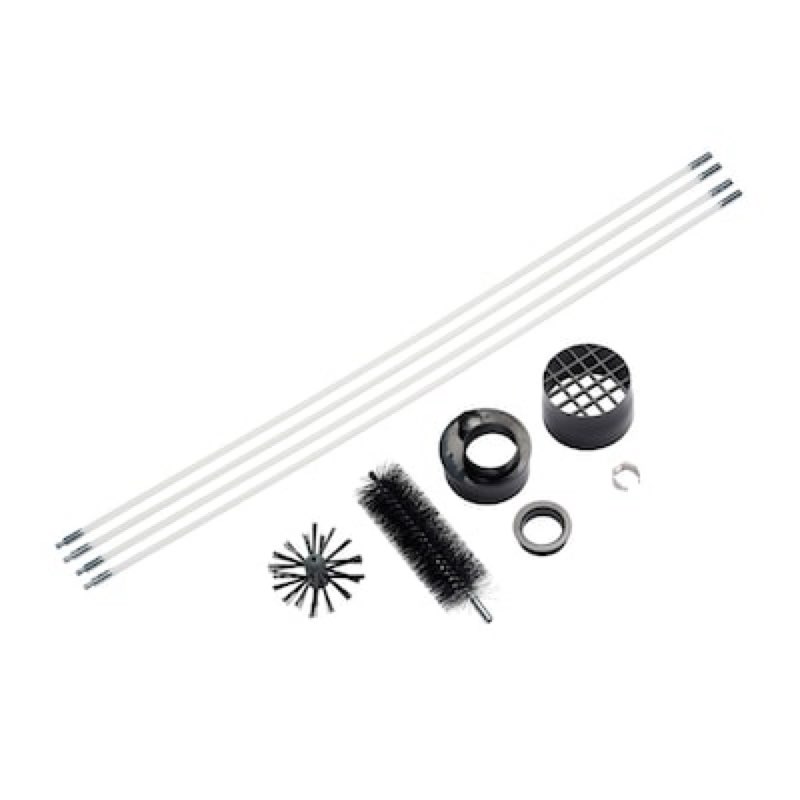 Project Source Dryer vent cleaning kit ( White (flexible rods), black (vacuum and blower