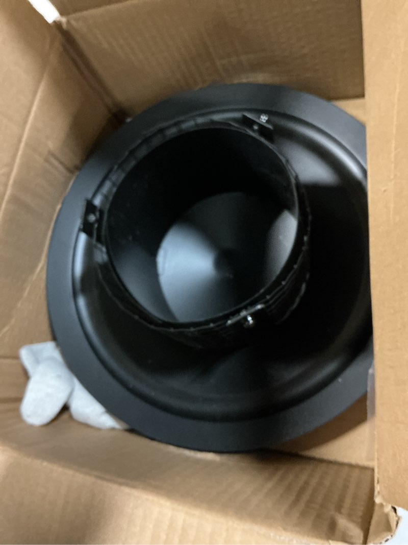 Condition photo showing Good Condition for 6inch chimney cap,6/7/8/10 inch adjustable stainless steel chimney cap,304 steel round rain cover with mesh screen,universal cone top roof cap for wood/oil stove vent,weatherproof & easy installation black 6 inch