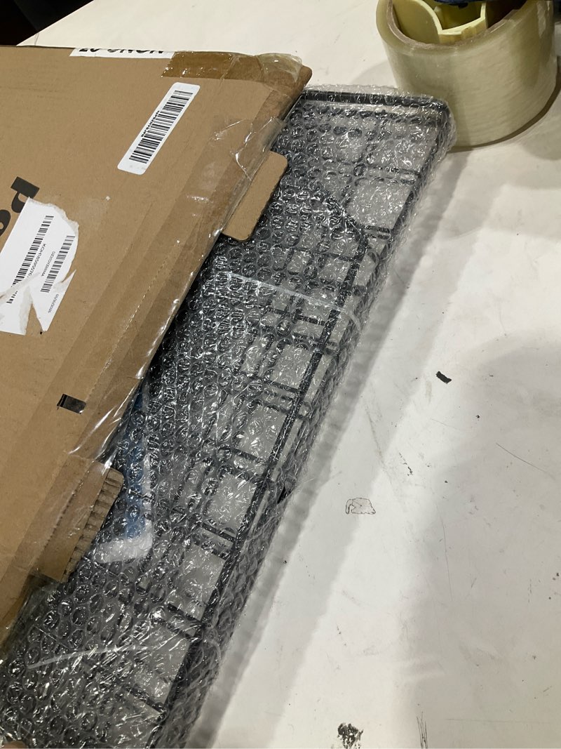 Condition photo showing New/Like New for dog car barrier for suv trunk cargo area, foldable & adjustable car divider and cargo gate to keep dogs in back (patent design)