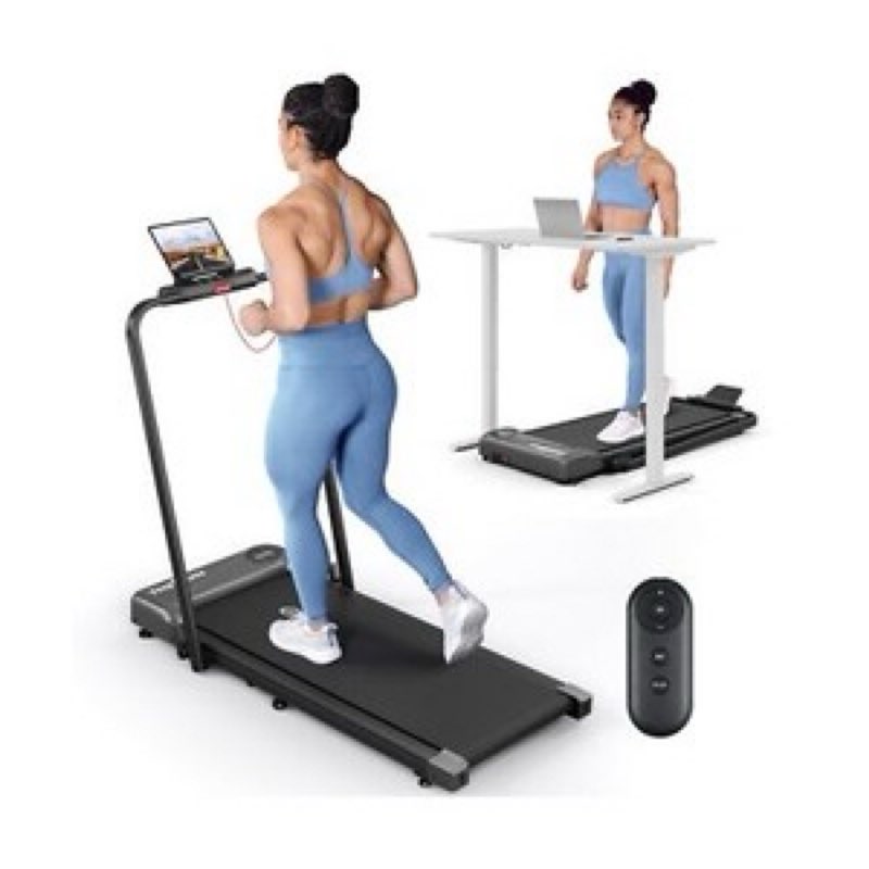 THERUN Walking Pad, 2.5 HP Under Desk, 2 in 1 Foldable for Home, Walking Pad ...