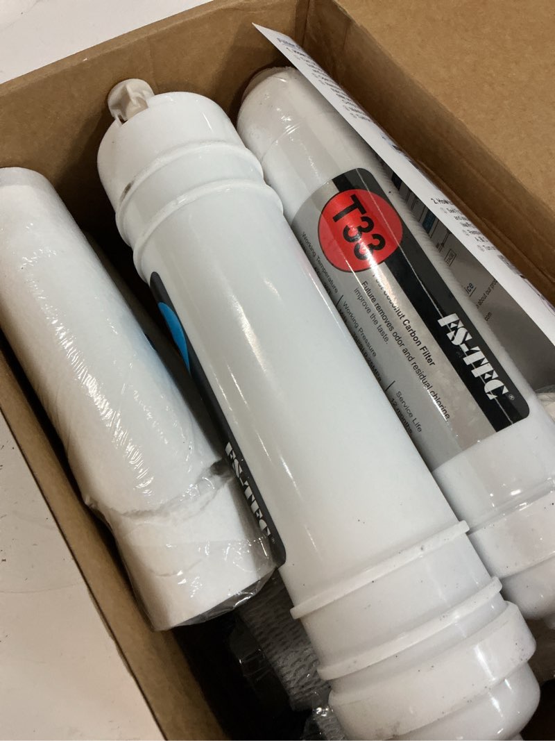 Condition photo showing As Is for FS-TFC Reverse Osmosis Water Filtration System FS-RO-100G-A 1-Year Replacement Filter Kit,8 Pack