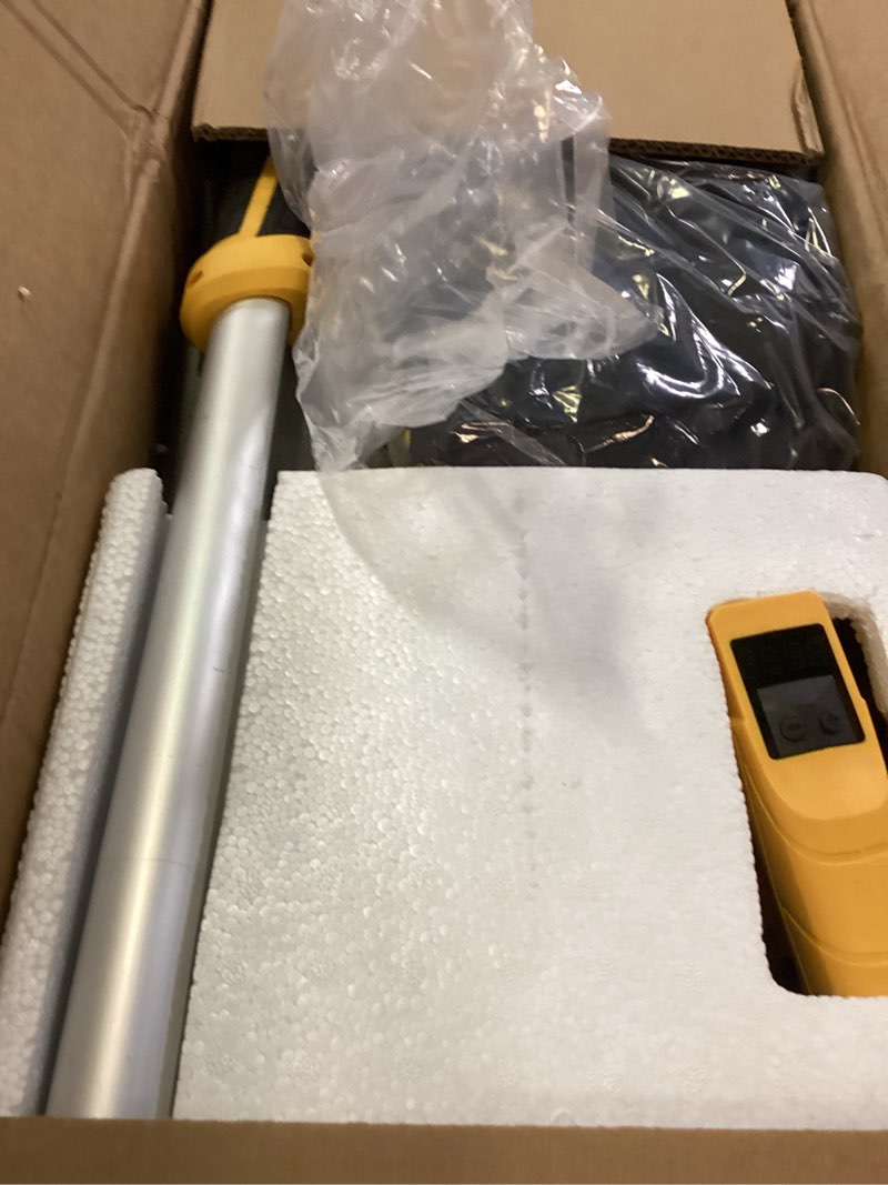 Condition photo showing Good Condition for drywall sander, 950w 8.5a electric drywall sander with vacuum dust collector, 9 variable speed 800-2100rpm, 26ft power cord, wall sander for popcorn ceiling, pole sander for drywall (yellow)