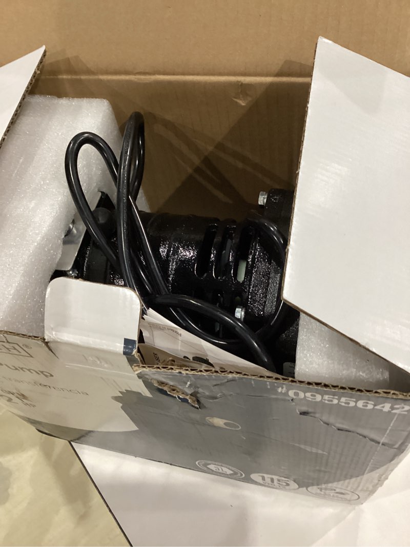 utilitech 0.5-hp cast iron electric utility pump (0955642)