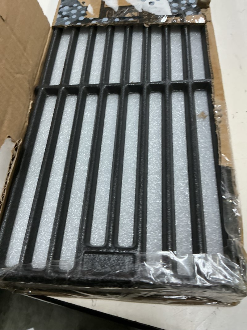 Condition photo showing Good Condition for adviace grill grates for char griller 5050, 5650, 2121, 3001, 5072, 2123, 2828, 3072, 3030, 4000, king griller 3008, 5252, 19 3/4 inch cast iron grate grid for char-griller 5050 replacement parts. 3pcs grill grates