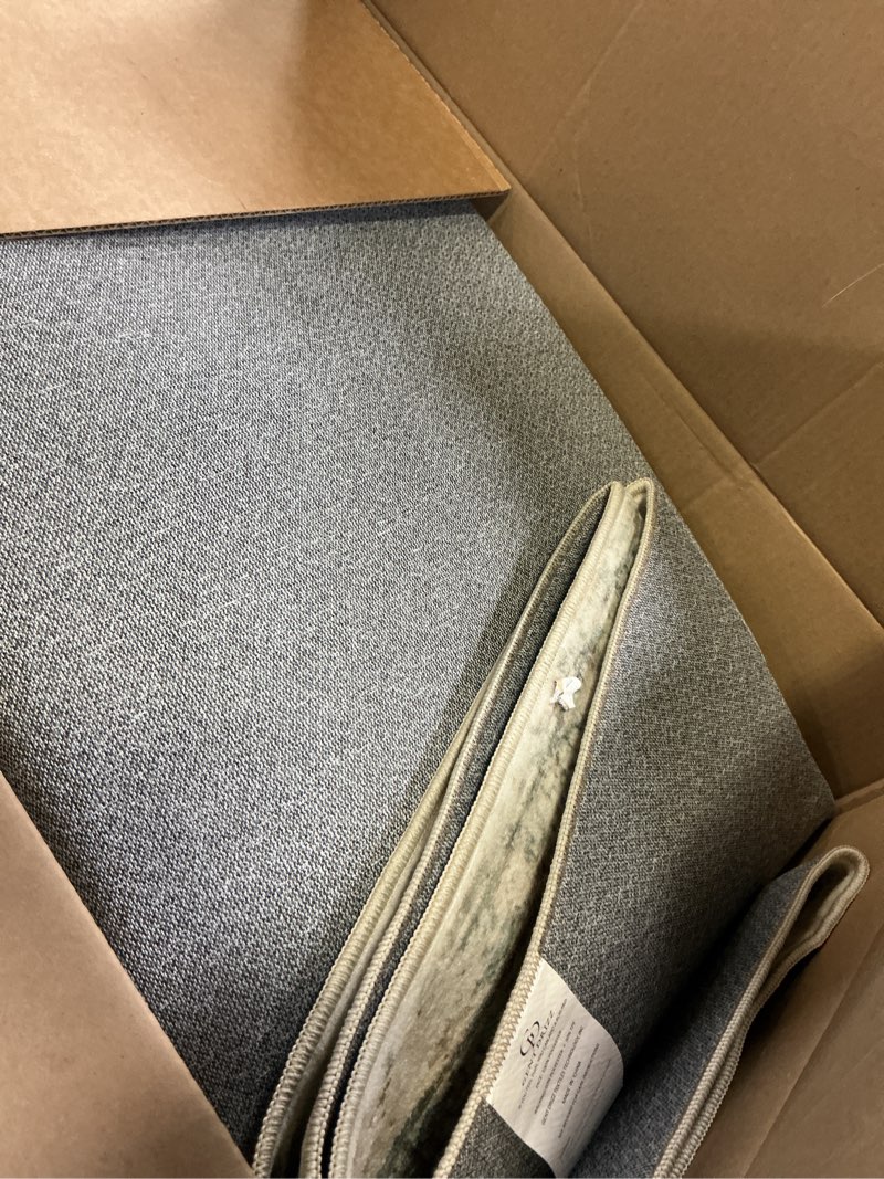 Condition photo showing Good Condition for 9x12 area rugs washable rug: large vintage abstract living room rug soft anti-skid thin carpet indoor floor stain resistant carpets for bedroom dining farmhouse nursery home office beige black beige black 9' x 12' (rectangular)