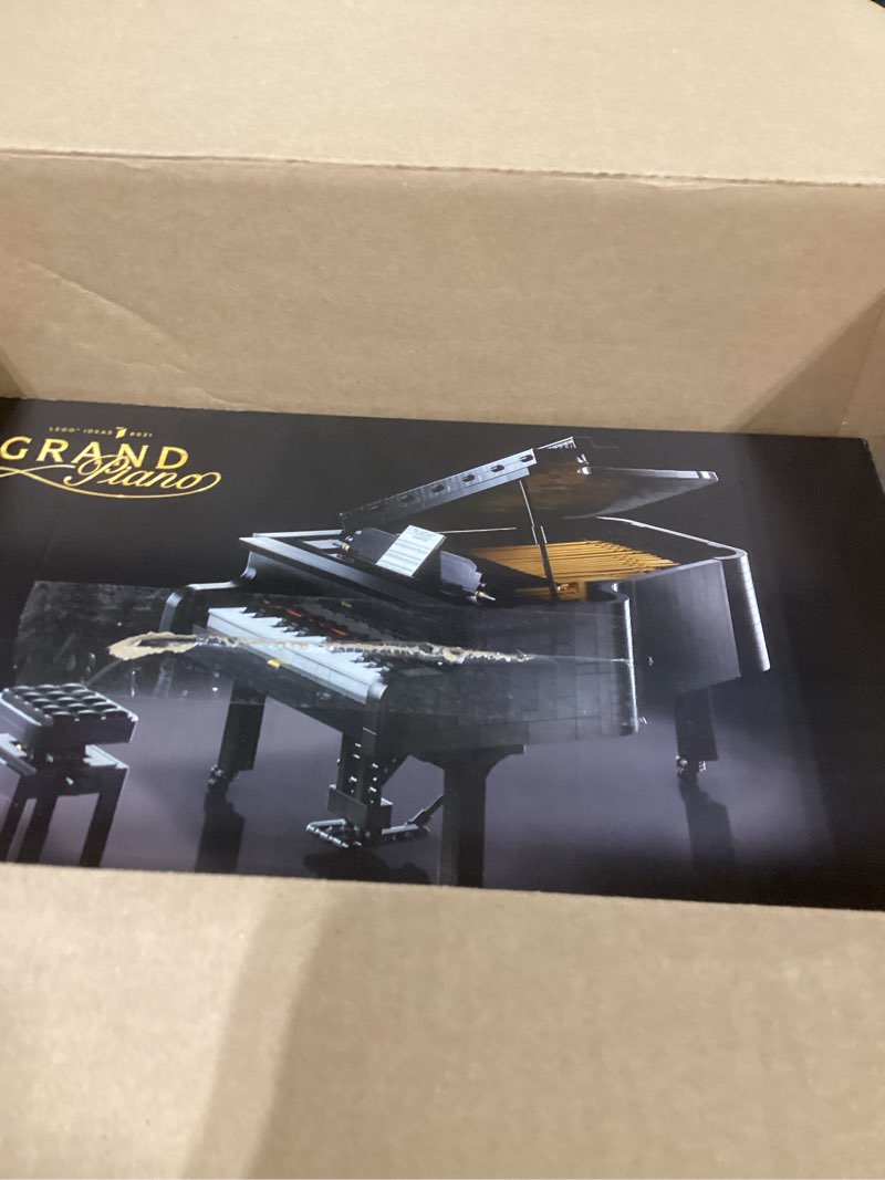 Condition photo showing New/Like New for LEGO Ideas Grand Piano 21323 Model Building Set for Adults, Collectible Home Décor Kit, Gift for Music Lovers with Motor and Power Functions