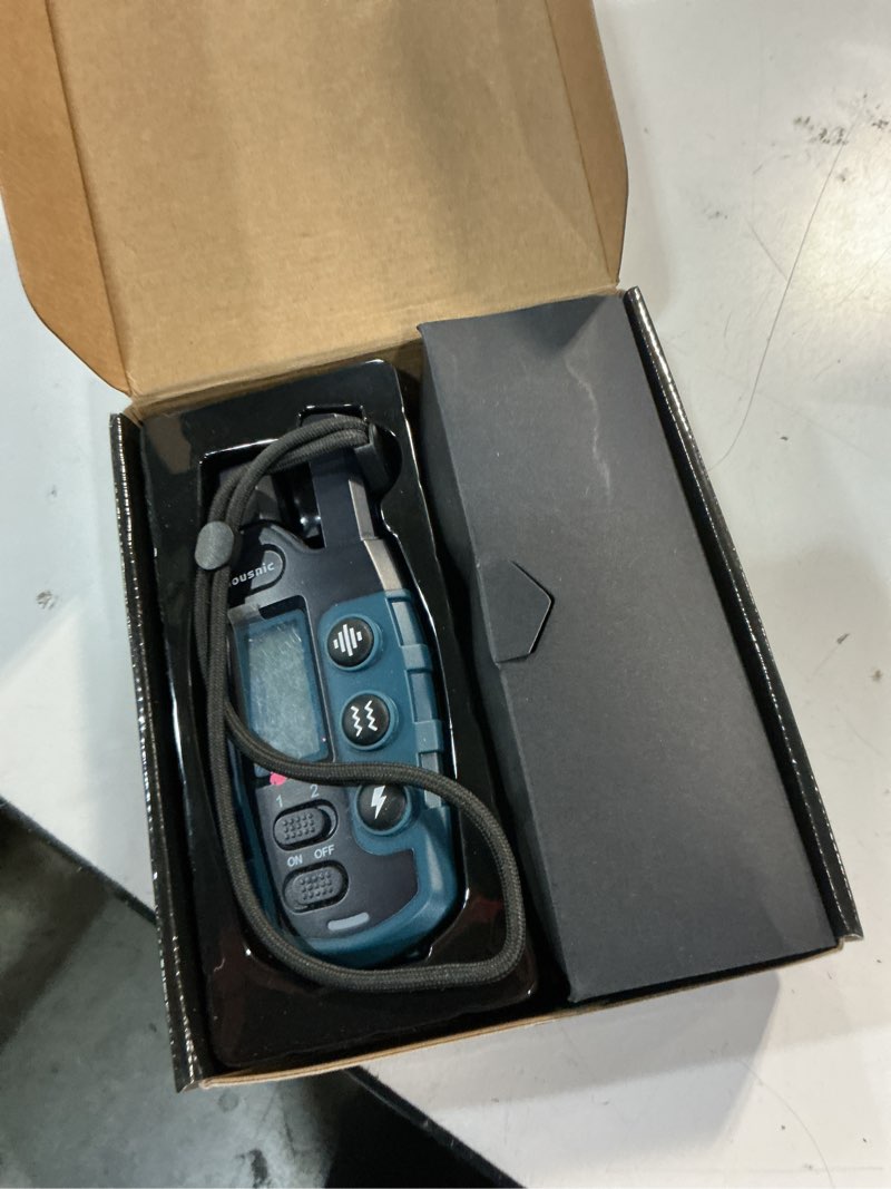 Condition photo showing Good Condition for bousnic dog shock collar 2 dogs (5-120lbs) - 3300 ft waterproof training collar for dogs large medium small with rechargeable remote, beep (1-8) vibration (1-16) and humane shock (1-99) modes blue