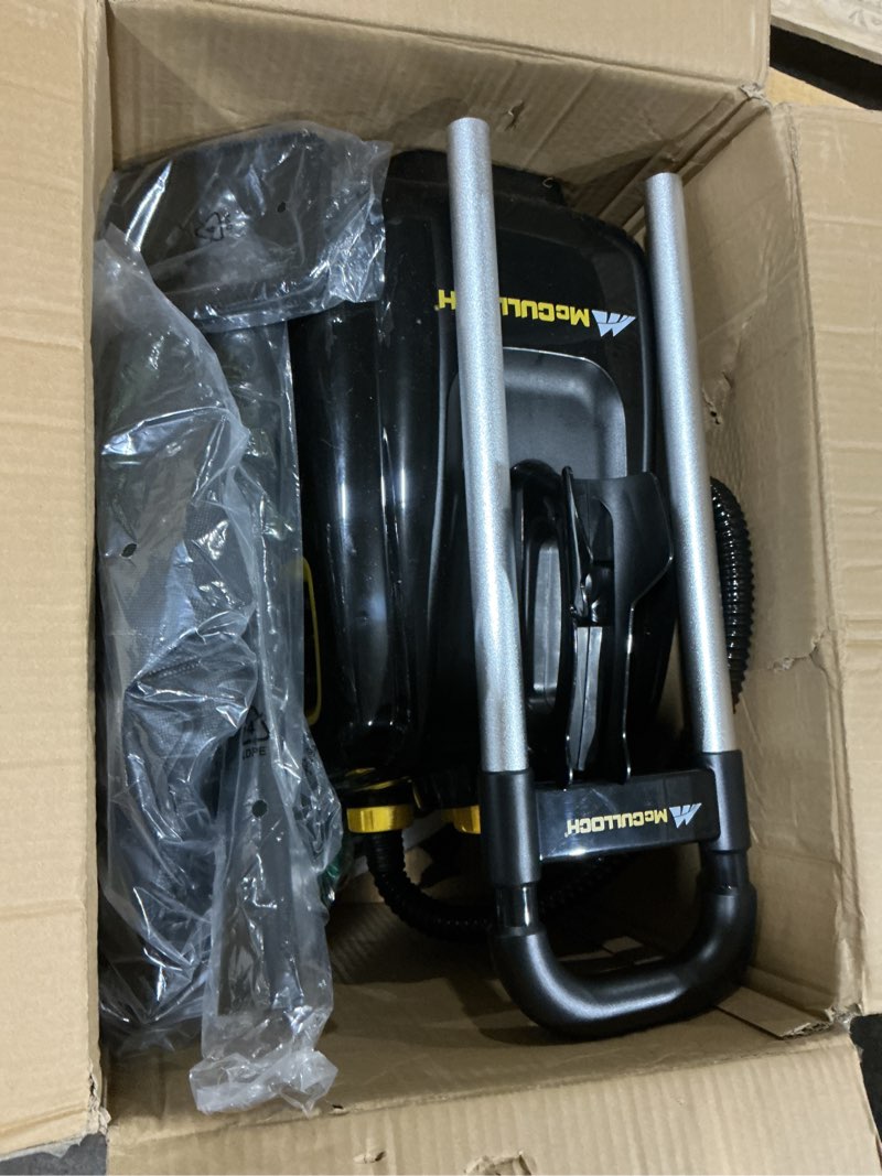 Condition photo showing Good Condition for mcculloch mc1385 deluxe canister steam cleaner, 2-hour runtime, chemical-free, 23 accessories: mop head, brushes & more - built for home, tile, carpet, furniture, & personal car detailing