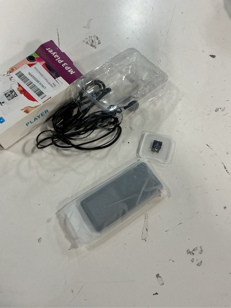 Condition photo showing Good Condition for 128gb mp3 player with bluetooth 5.2 portable multi-function music player with hd speaker,fm radio, voice recorder, e-book slim design metal shell (earphones included)