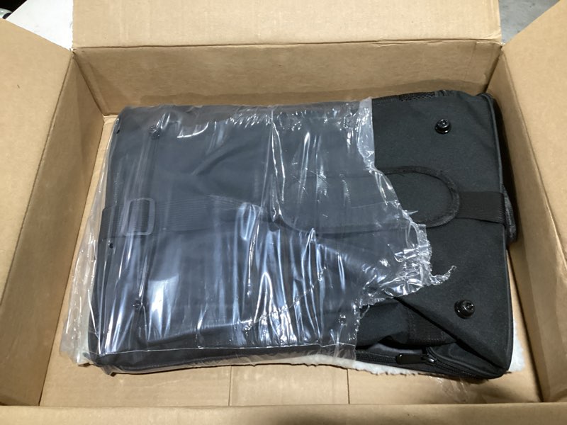 Condition photo showing Good Condition for henkelion large soft sided cat and pet carrier for cats and puppies up to 25lbs - collapsible, waterproof travel carrier - black 20.0"l x 13.0"w x 13.0"h black