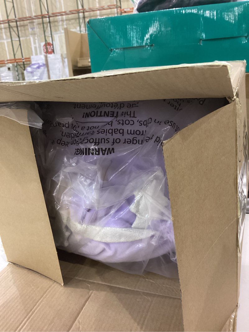 Condition photo showing New/Like New for Squishmallows Original 14in Deontay The Purple Retriever with Birthday Confetti Belly and Star Headband – Official Jazwares Plush (Large)