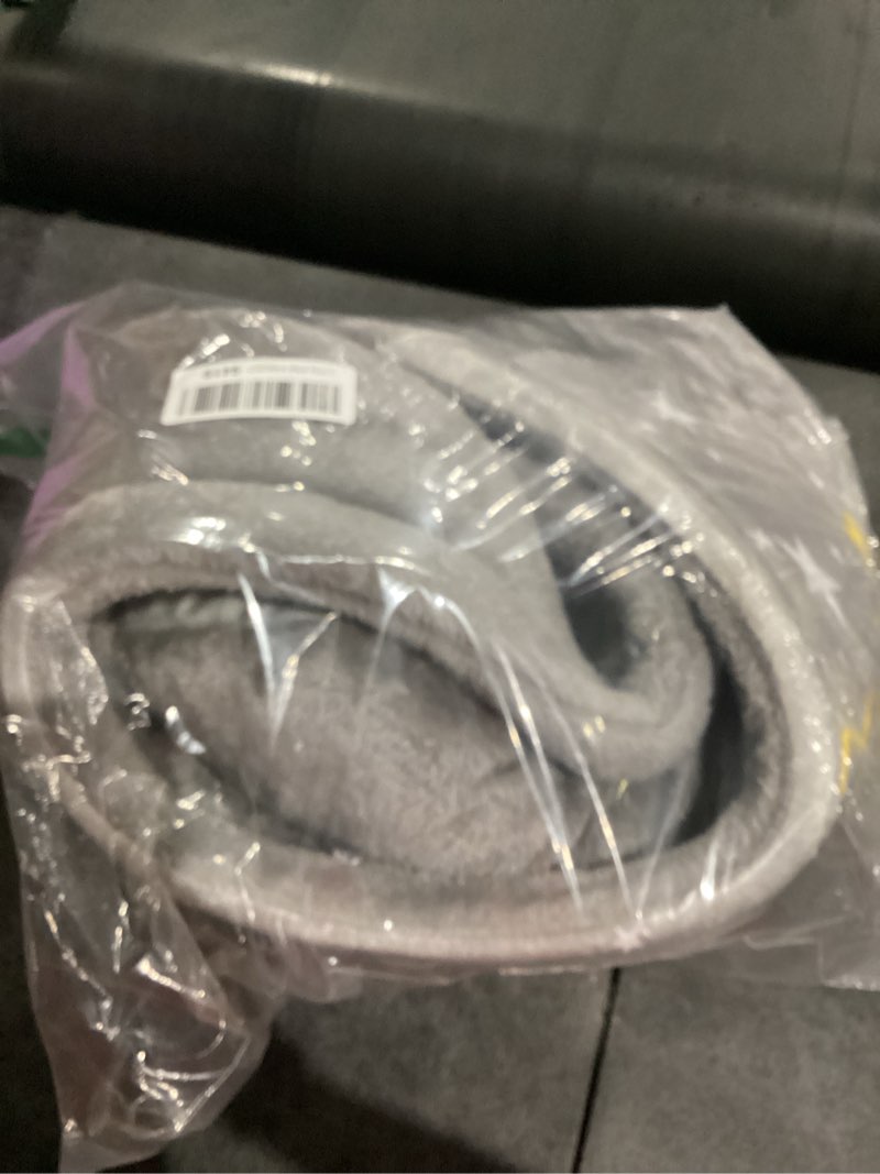 Condition photo showing Good Condition for jiupety cute cat beds for indoor cats, cat cave bed for kittens, burrowing cat bed & puppy bed with anti-slip bottom, washable removable cushion, l(19"x17"x16"), gray star large gray