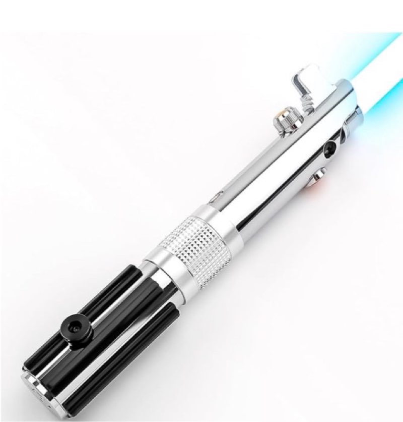 saberforms lightsaber dueling light saber with 12 rgb colors 16 sound fonts and motion control, force fx lightsabers with premium metal handle and replaceable blade, light sabers for adults, kids