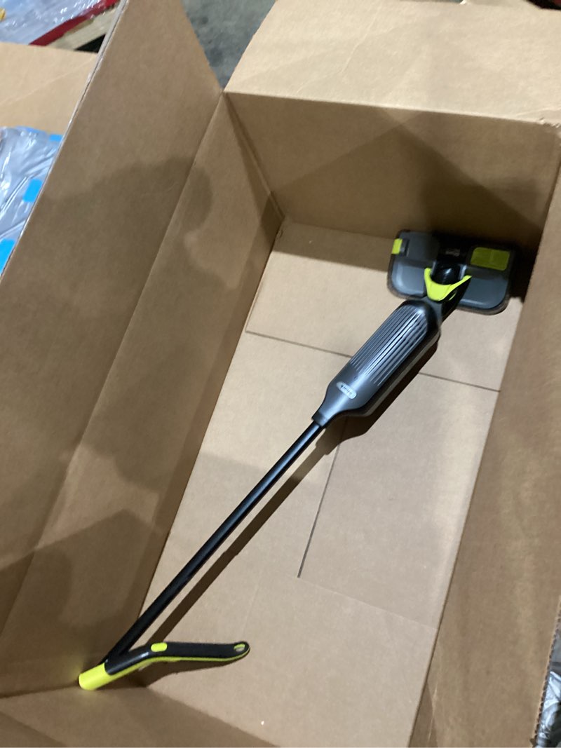 Condition photo showing As Is for Shark VACMOP Cordless Hard Floor Cleaner, Vacuum and Spray Mop, Powerful Suction, Lightweight, LED Headlights, Includes 4 Disposable Pads, 12oz Multi-Surface Cleaning Solution, Gray, VM252
