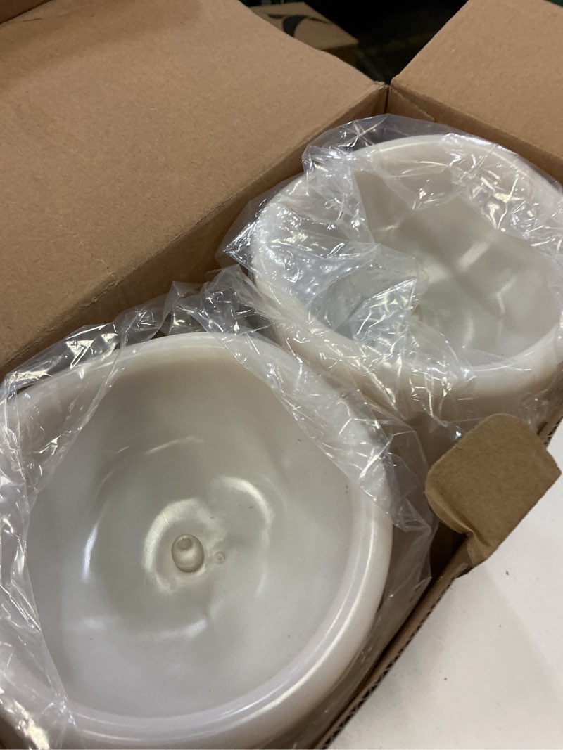 Condition photo showing New/Like New for homemory 12" x 5" large waterproof outdoor flameless candles with remote control and timer, battery operated flickering led pillar candles for outdoor larterns, porch, long lasting, set of 2 ivory white 5"x 12"