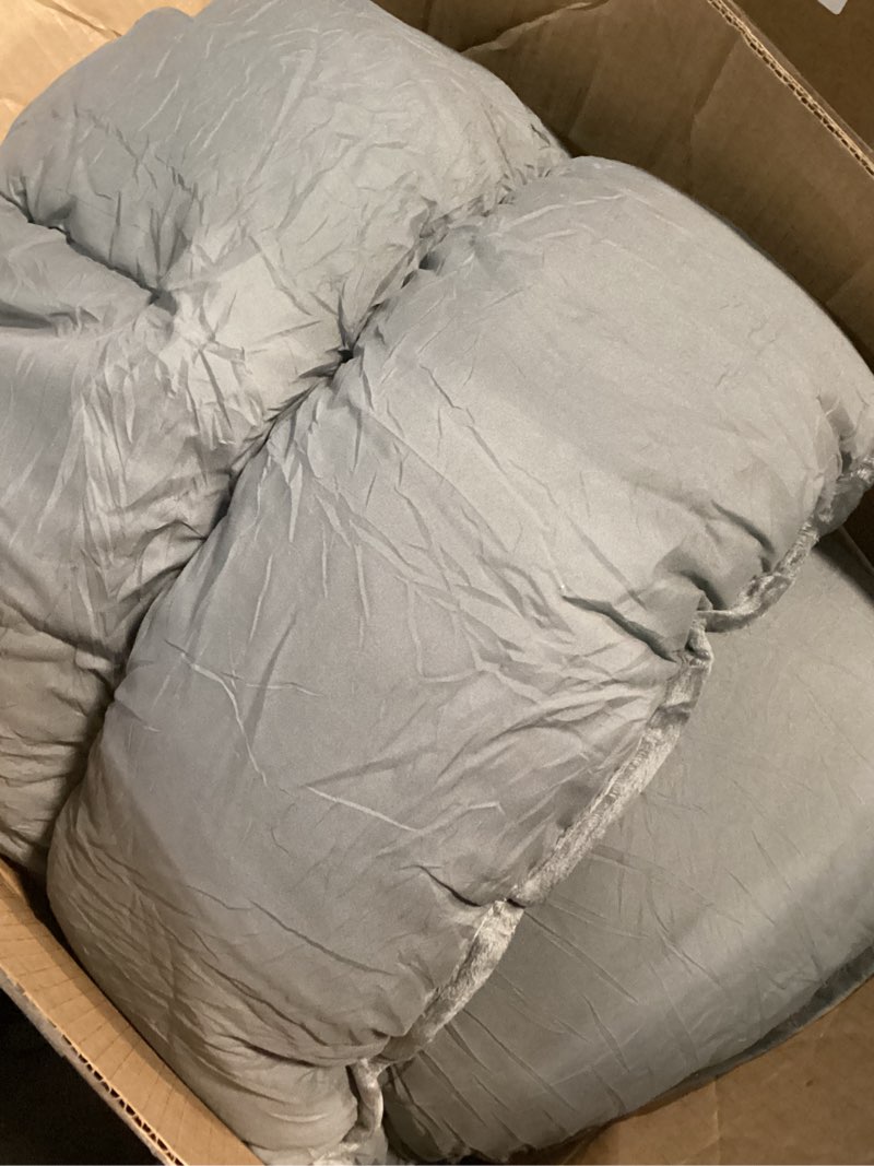 Condition photo showing Good Condition for whatsbedding japanese floor mattress futon mattress 3" grey tatami mat shredded memory foam filled sleeping pad, foldable & portable roll up lounger camping bed,39"x 80" twin size grey twin