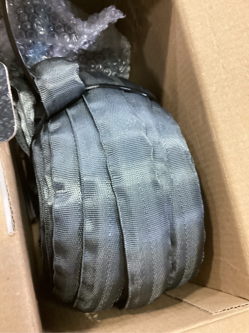 Condition photo showing New/Like New for relxitl garden hose 100feet, water hose with 10 function hose nozzle, non-expandable hose, tough & flexible, lightweight, crush resistant fittings, kink & tangle free, rust proof for watering 100ft gray