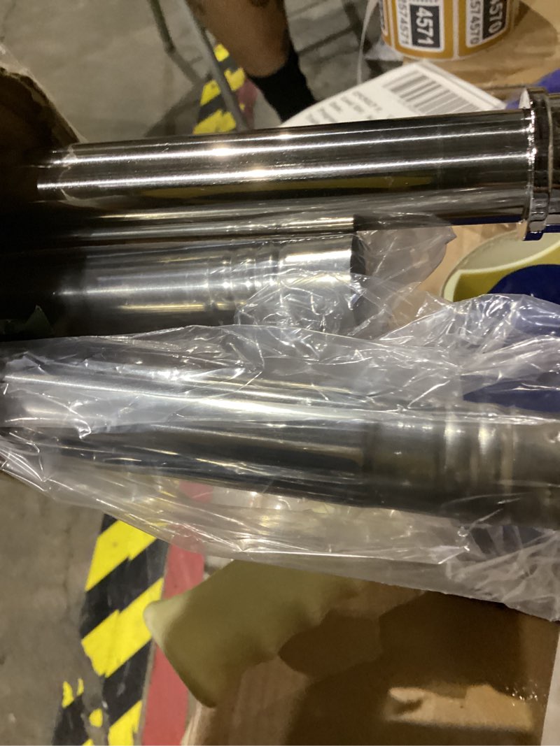 Condition photo showing Good Condition for Adjustable Shower Curtain Rod 31-80 Inch, Never Rust Stainless Steel Silver Tension Rod, 1" Heavy Duty No-Drill for Bathroom, Kitchen & Closet Silver 31-80 IN