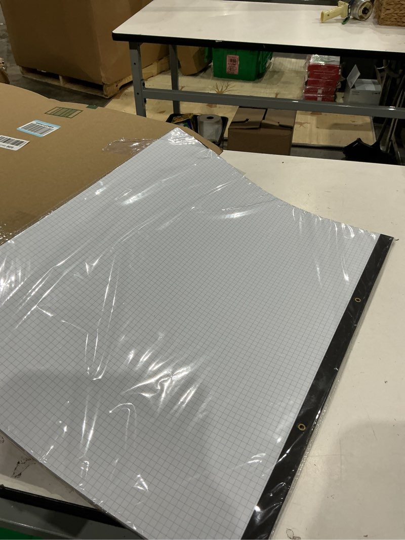 Condition photo showing Good Condition for large engineering graph paper pad - 22" x 17" grid paper notepad, 4"x4" blue grid 50 sheets/100 pages paper for engineer architect designer mathematician draftsman 1-pack 22" x 17"