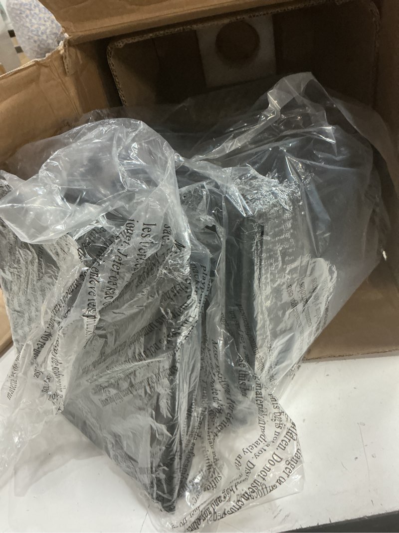 Condition photo showing Good Condition for ml lighting 43203-mb edenton 24" high 3-light outdoor post lantern - matte black