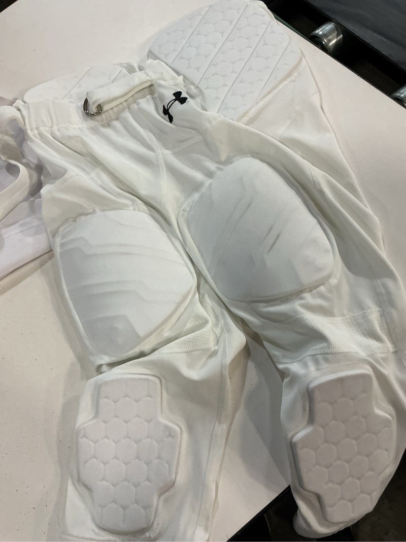 Condition photo showing New/Like New for youth under armour gameday armour integrated pants